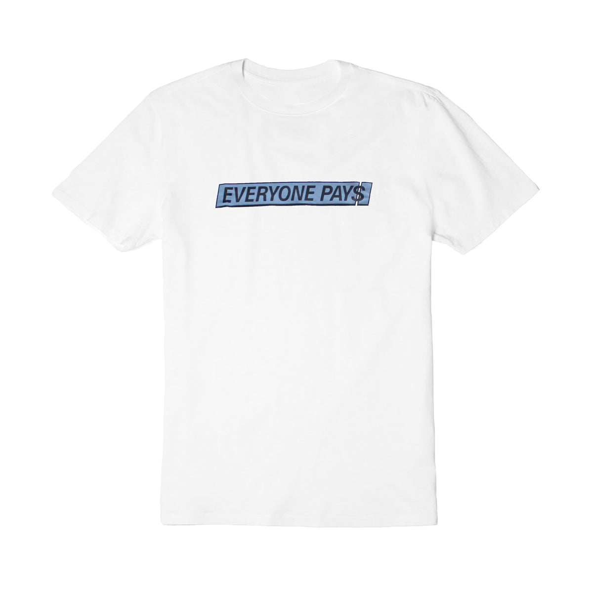 Blue Logo Tee – Everyone Pays