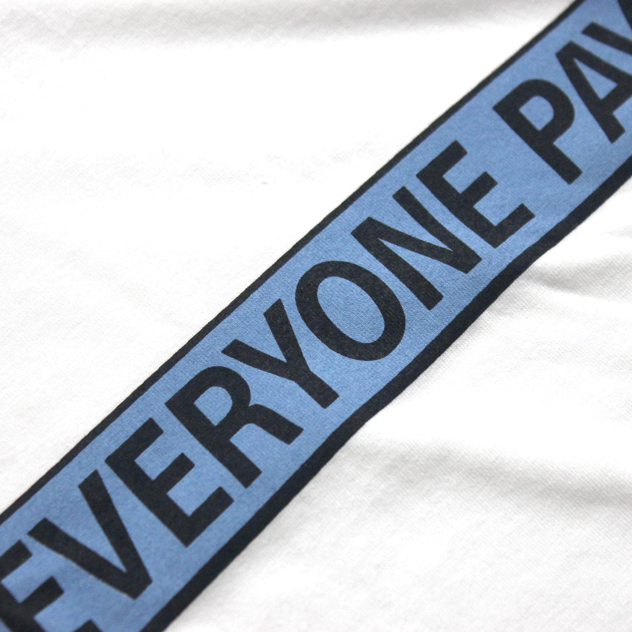 Blue Logo Tee – Everyone Pays