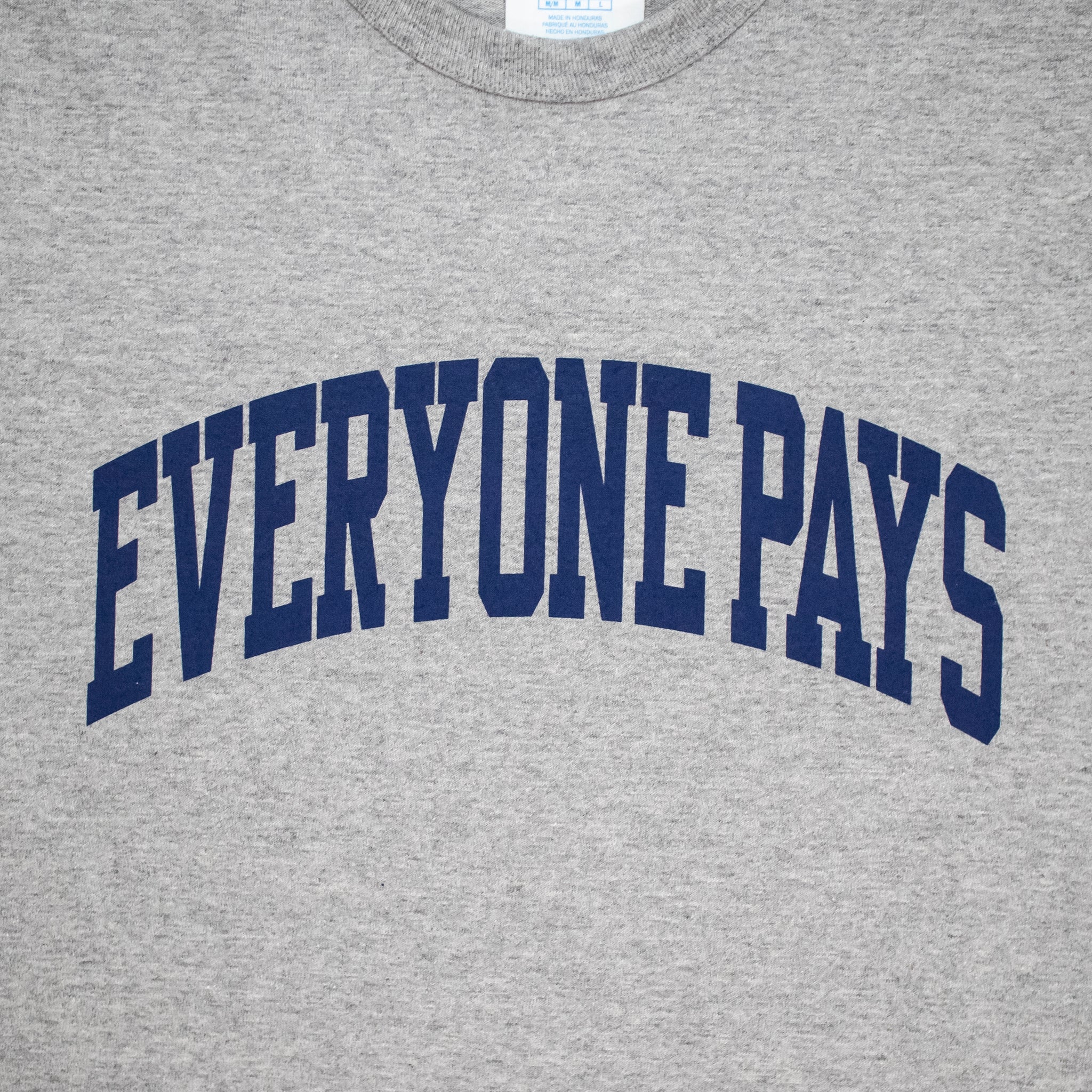 Navy University Tee – Everyone Pays